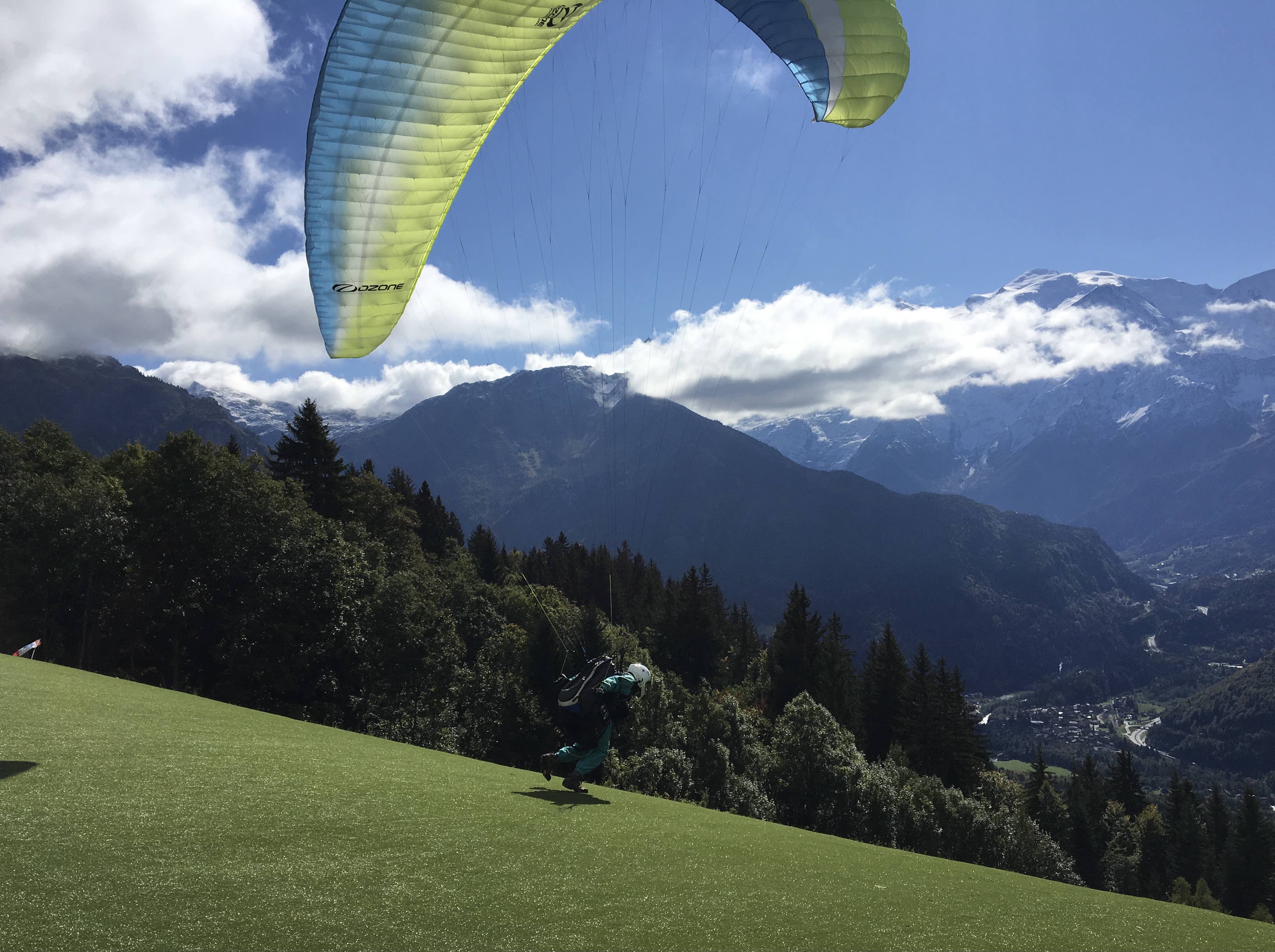  Mike at Passey across from Mount Blanc 